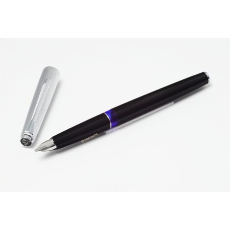 Pelikan P 21 Silvexa black Cartridgefiller 14C OBB near mint around 1970