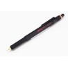 Rotring 800+ Black 0,5mm Push-Mechanism Pen Knurled Grip Hexagonal