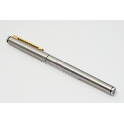 Pelikan P 560 Signum Stainless Steel matte 14C OBB Gold nib 1983 Cartridgefiller