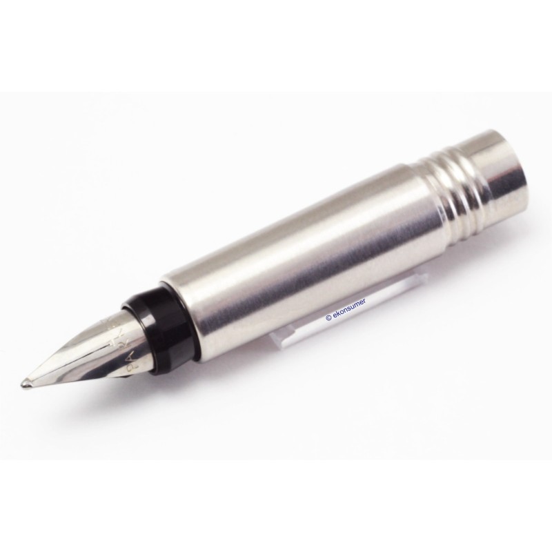 Parker Vector M Stainless steel Grip-section Fountain pen NOS
