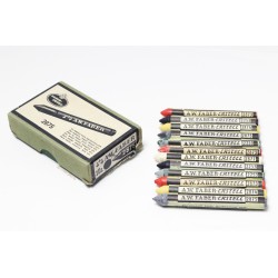 Faber Castell 2875 Set of Signing Pens Crayon 1Dz. Red Yellow White Black Box
