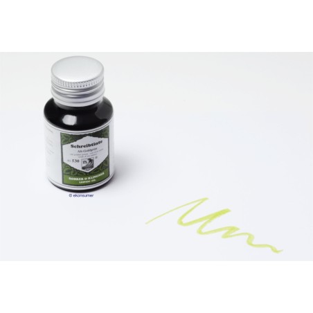 Old golden green 530 Rohrer u. Klingner Writing Ink 50 ml Inkwell
