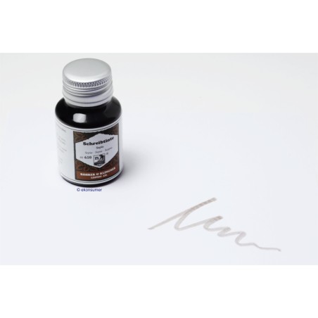 Sepia brown 610  Rohrer u. Klingner Writing Ink 50 ml Inkwell