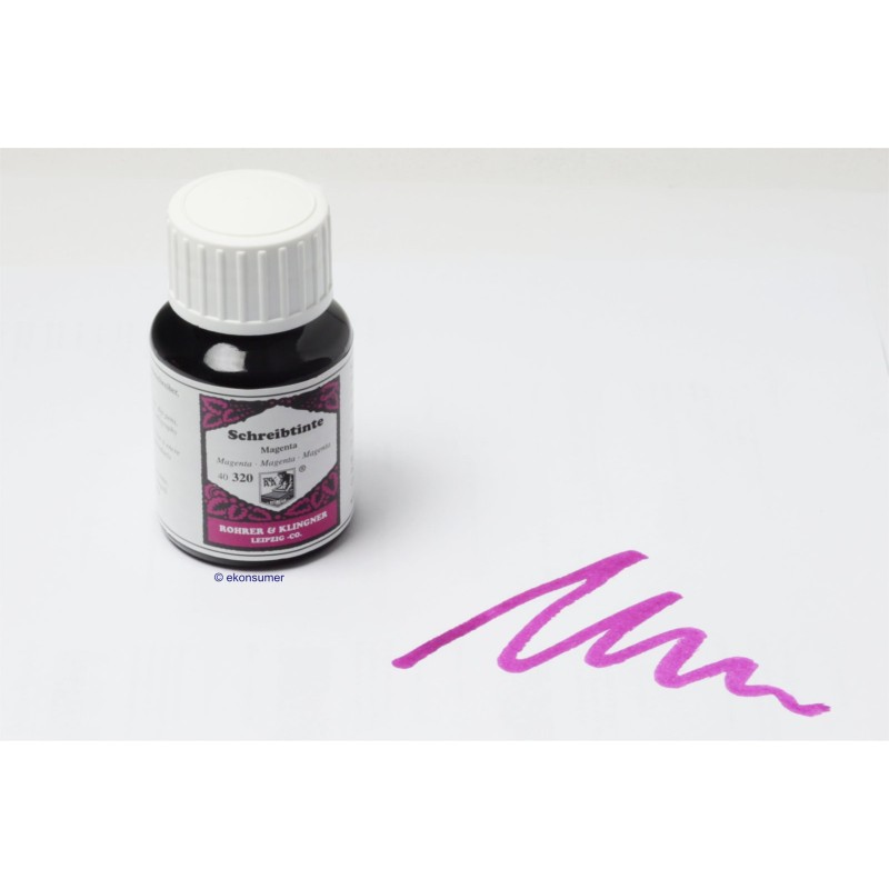 Magenta 320 Rohrer u. Klingner Writing Ink 50 ml Inkwell