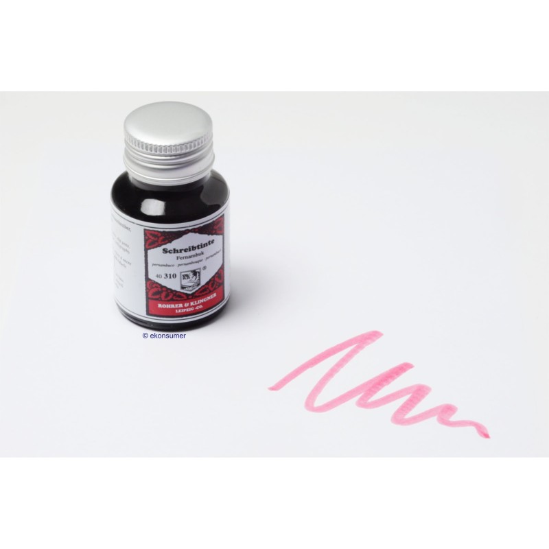 Pernambuco 310 Rohrer u. Klingner Writing Ink 50 ml Inkwell