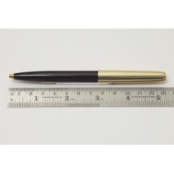 Pelikan R30 K490 Ballpoint Pen Rolled Gold Spring-cap Pinstripe Guilloche Vintage NOS
