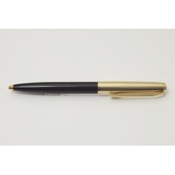 Pelikan R30 K490 Ballpoint Pen Rolled Gold Spring-cap Pinstripe Guilloche Vintage NOS