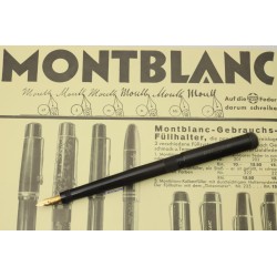 Montblanc No. 2 Stöffhaas Safety Pen 14C OB Gold Nib Hardrubber Ebonite BHR