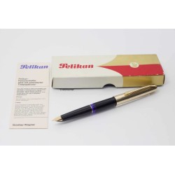 Pelikan P30 Doublè Pinstripe guilloche 14C OM around 1974 Pistonfiller boxed