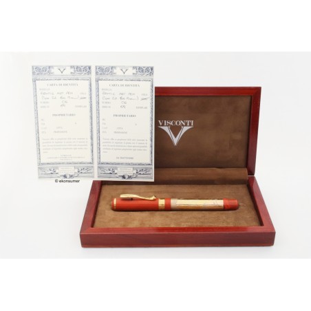Visconti Erotic Art Pen Limited Edition Füllhalter Vakuumfüller 18K M Feder Box