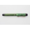 Soennecken 304 Malachite-green Pushbutton-filler 14K flex M Gold-nib Vintage