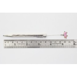 Art Deco Pencil Georg Lauer Tula 835 Silver Email-pic 1.18 mm Lead octagonal Shape