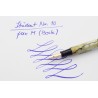 Student no. 10 Black & Pearl Puschbutton-filler 14ct. M Bock-Gold-nib 1935 Box Vintage