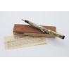Student no. 10 Black & Pearl Puschbutton-filler 14ct. M Bock-Gold-nib 1935 Box Vintage