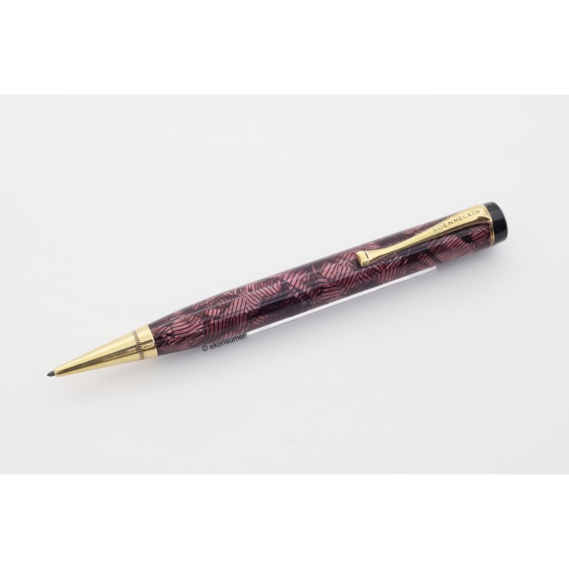 Soennecken 125 Mechanical Pencil 1,18 mm Red-candystripe Celluloid 1940 Vintage