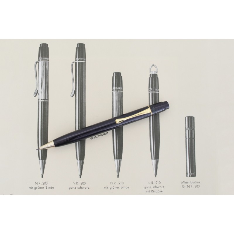 Pelikan 200 Black Mechanical Pencil 1,18 mm GERMANIA Italy 1938