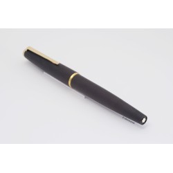 Montblanc 220 Classic Matt-black Piston-filler 14C M Gold-nib Vintage