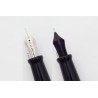 Aurora Optima Resin Piston-filler Black 14K F Gold-nib