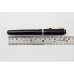 Soennecken 414 Celluloid Piston-filler w/ Click-mechanism flex 14K M Gold-nib Vintage