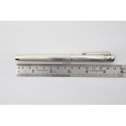 Waldmann Tango 925 Sterlingsilber Finecorn-Guilloche Stainless steel Nib F Cartridge-filler