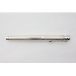 Waldmann Tango 925 Sterlingsilber Finecorn-Guilloche Stainless steel Nib F Cartridge-filler