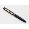 Montblanc Masterpiece K122 Black Hard-Rubber Push-knob filler 14C M Gold-nib Vintage