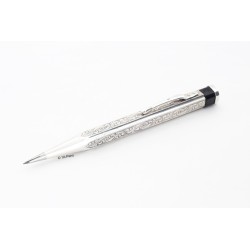 Art Deco Pencil 900 Silver Germany 1.18 mm Lead Four-sided Shape