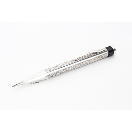 Art Deco Pencil 900 Silver Germany 1.18 mm Lead Four-sided Shape