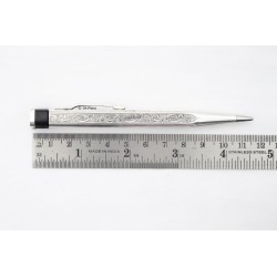 Art Deco Pencil 900 Silver Germany 1.18 mm Lead Four-sided Shape
