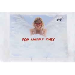 Montblanc \"For Angels Only\" Pen Advertising Store Cardboard Display