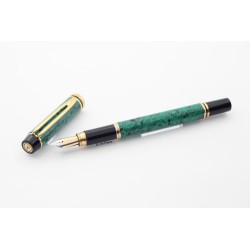 Waterman Le Man 200 Rhapsody Green Marbled 18C F Gold-b Cratridge-filler