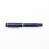Parker Duofold Junior Lapis Blue-White 14K EF Gold-nib USA 1928 Vintage