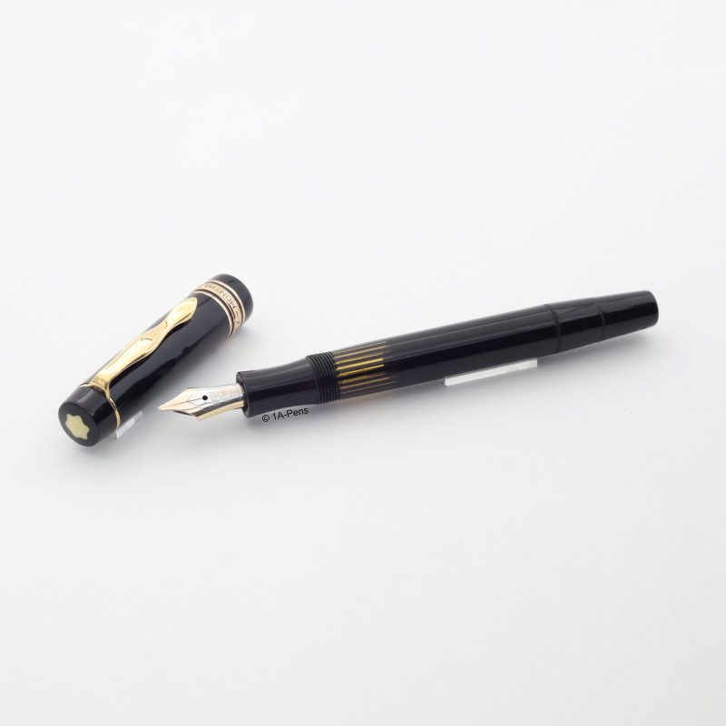 Montblanc Masterpiece 134.G Transitional 14C OB flex Gold-nib Celluloid Pistonfiller Vintage