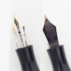 Montblanc Masterpiece 134.G Transitional 14C OB flex Gold-nib Celluloid Pistonfiller Vintage
