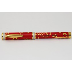 Caran d\'Ache Hongkong Limited Edition Fountain Pen Cartridgefiller 18C M Nib Box