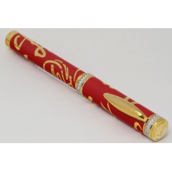 Caran d\'Ache Hongkong Limited Edition Fountain Pen Cartridgefiller 18C M Nib Box