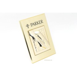Parker Duofold Pen Advertising Store Display Goldplated Plastic Relief