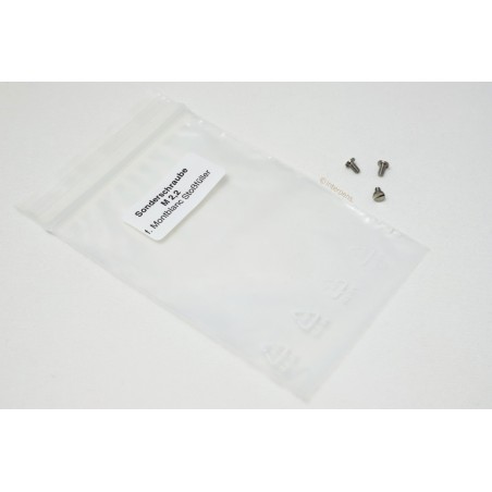 Montblanc Screw Push-Knob Filler Spare parts 3 Screws Set Stainless Steel NEW