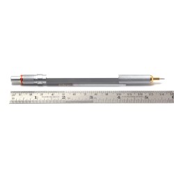 Rotring 800 Silver 0,5mm Mechanical Pencil Knurled Grip Hexagonal