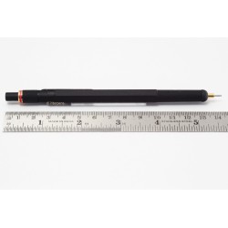 Rotring 800+ Black 0,5mm Mechanical Pencil Knurled Grip Hexagonal