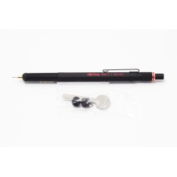 Rotring 800+ Black 0,5mm Mechanical Pencil Knurled Grip Hexagonal