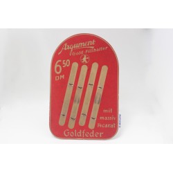 Argument Gold-Füllhalter Fountain Pen Sale Display 1950s